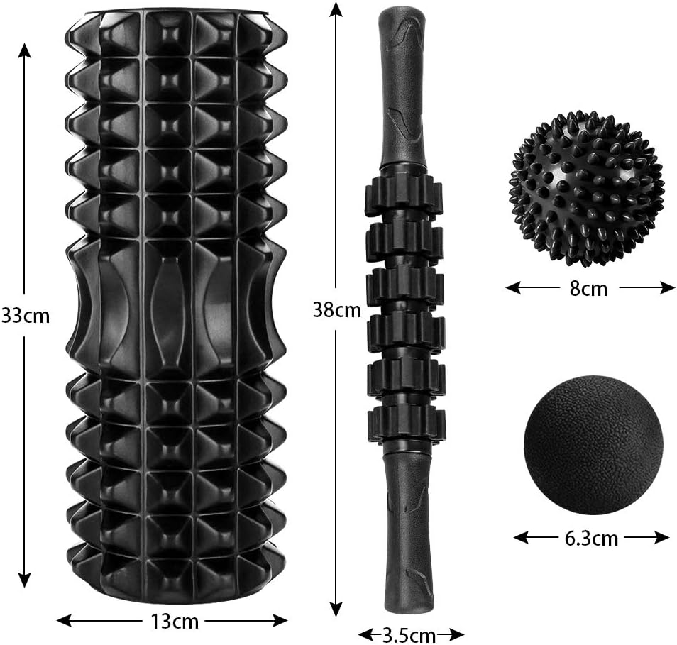 Bola pijat rol busa 5 dalam 1  - Foam Roller Trigger Point ulasan dan harga